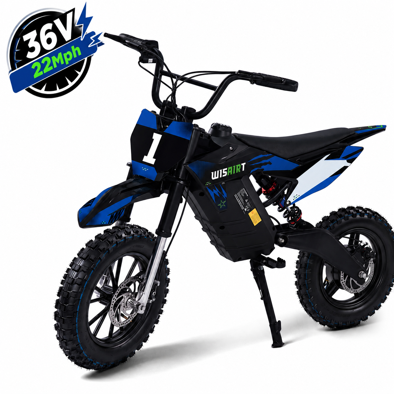 Hijoke 36V Electric Dirt Bike, 900W Electric Motorcycle for Teens, 22 MPH Speed & 16 Miles Range, 10.4Ah Battery Powered Ride on Dirt Bicycle with 16" Tire and Dual Disc Brakes, 220LBS Load