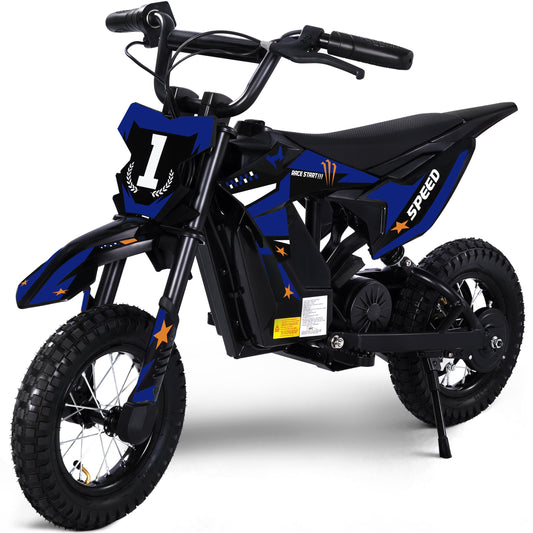 Hijoke 36V Kids Electric Dirt Bike, 15.5 MPH High-Speed Electric Motorcycle Ride on Toy for Kids Above 8, 133 LBS Max Load, 10-Mile Range, Waterproof Seat, Twist Grip Throttle